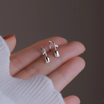Irregular Liquid Metal Hollow Earrings Lightweight Punk - Smarsty
