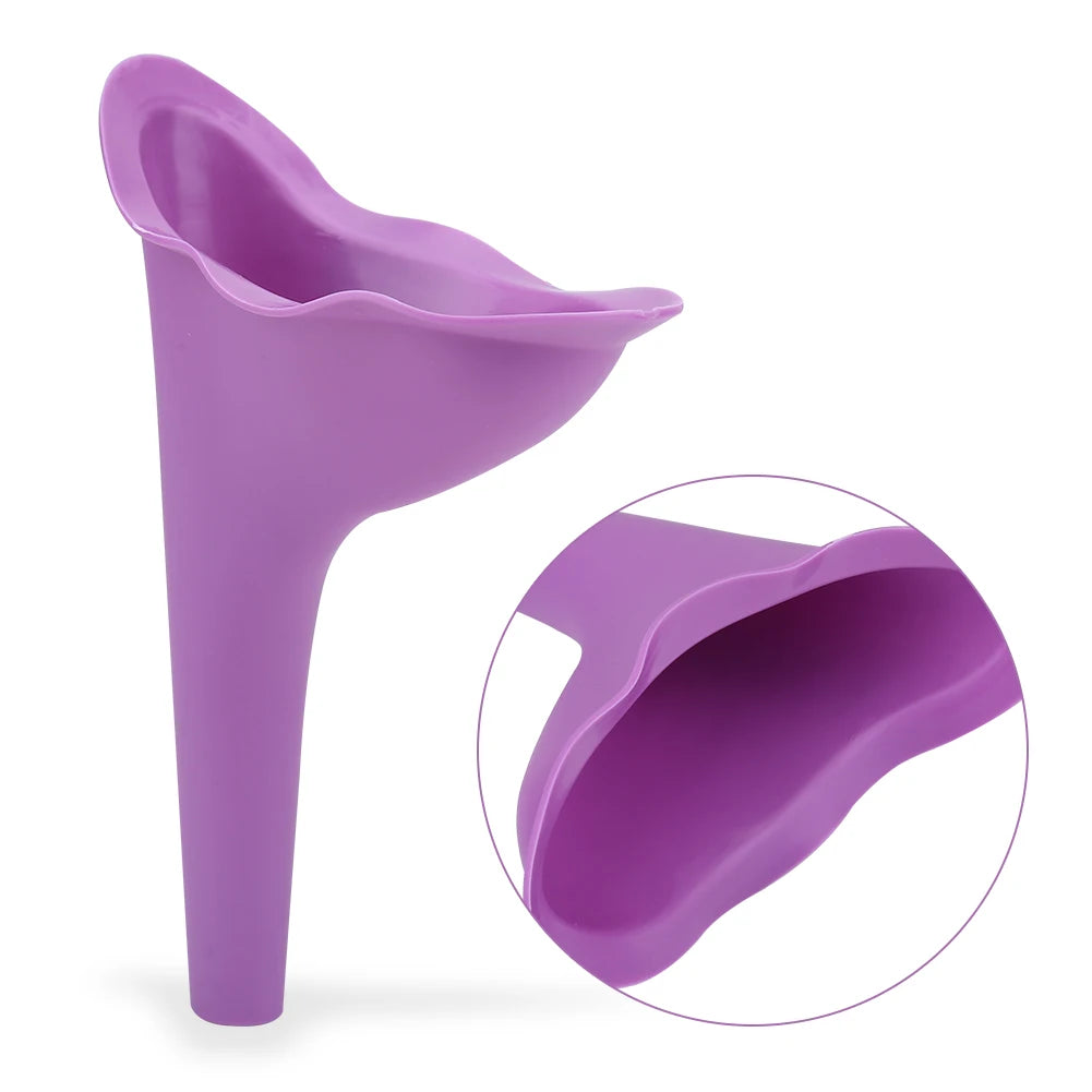 Female Camping Urinal 3 Colors New Female Women Travel Camping Toilet Accessories Outdoor Portable Urinal Funnel