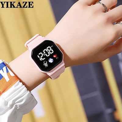 Kids Waterproof Sport Digital Watch with Silicone Strap - Smarsty