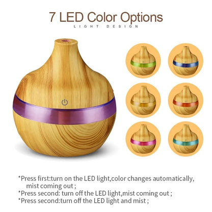 Electric Aroma Humidifier for Home Essential Oil Diffusion - Smarsty