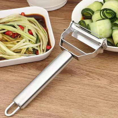 Stainless Steel Peeler Fruit Vegetable Multifunction Grater Julienne Peeler Slice Melon Potato Carrot Cucumber Home Kitchen Tool