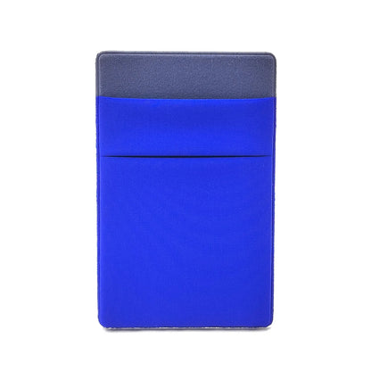 Fashion Elastic Cloth Cell Phone Card Holder Mobile Phone Wallet Case Credit ID Card Holder Adhesive Sticker Pocket Money Bag