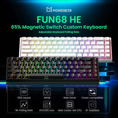 MonsGeek 60 Percent Mechanical Gaming Keyboard For Esports - Smarsty