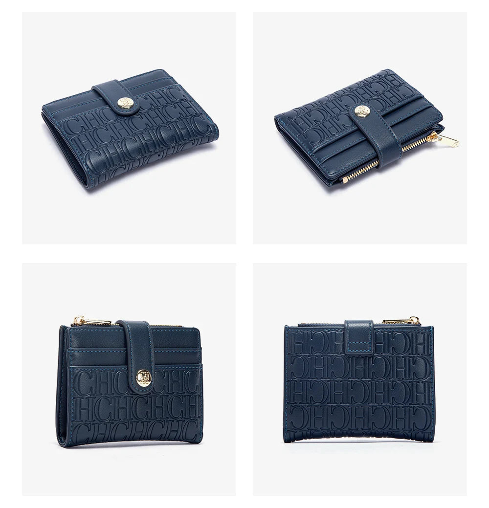 CH Women's Wallet Premium Sense Fashion Women's Card Bag Temperament Convenient Carrying Women's Small Bag Elegant High Quality - Smarsty