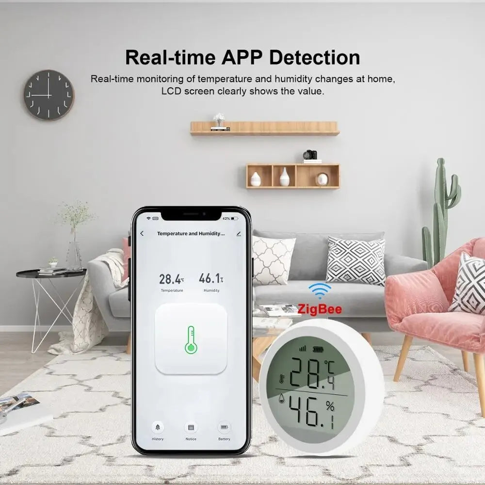Tuya Smart ZigBee Temperature and Humidity Sensor - Smarsty