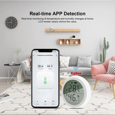 Tuya Smart ZigBee Temperature and Humidity Sensor - Smarsty
