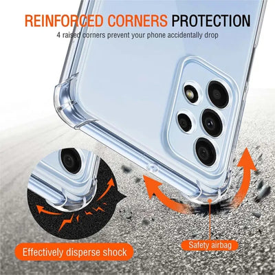 Air Bag Clear Case for Galaxy A Series Dustproof Slim - Smarsty