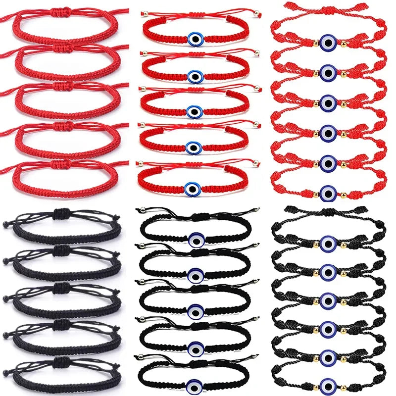 Lucky Red Rope Evil Eye Bracelet for Protection - Smarsty