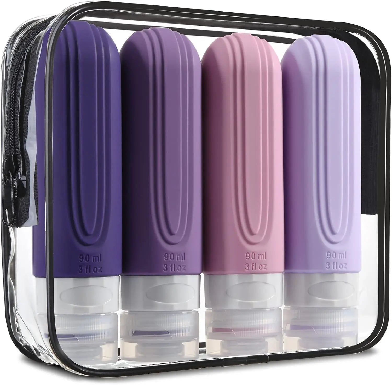 Leakproof Silicone Travel Bottles Set for Cosmetics - Smarsty