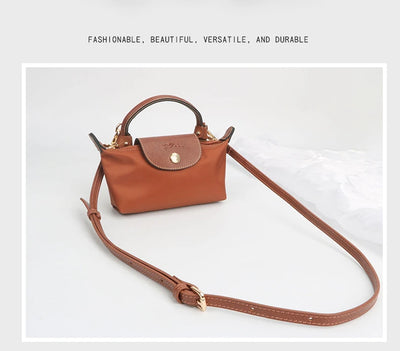 Bag Straps Set For Longchamp Leather Accessories Diy Mini Transformation Punch Free Shoulder Crossbody Conversion 100-120cm - Smarsty