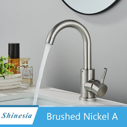 Shinesia Matte Black Bathroom Faucet for Stylish Sinks - Smarsty