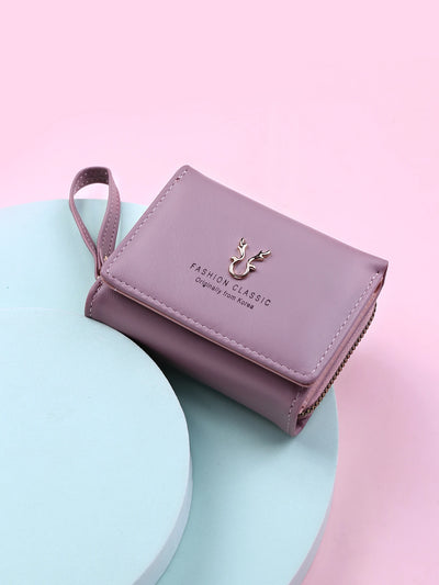 Luxury Brand Women's Small Wallet Female Card Holder Short Wallets with Coin Purse for Woman Ladies PU Leather Hasp Mini Clutch - Smarsty
