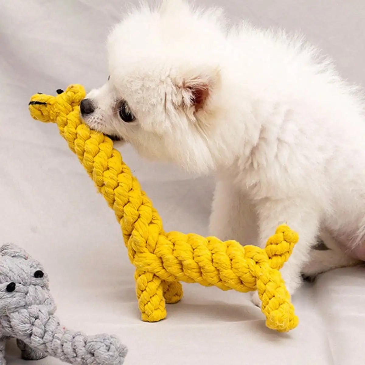 Hand-Woven Cotton Rope Dog Toy for Strong Chewers - Smarsty