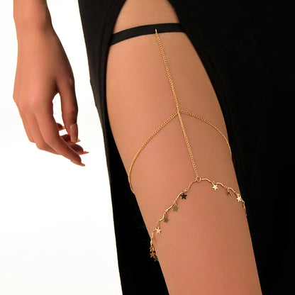 Bohemian Double Layer Metal Leg Chain for Women - Smarsty
