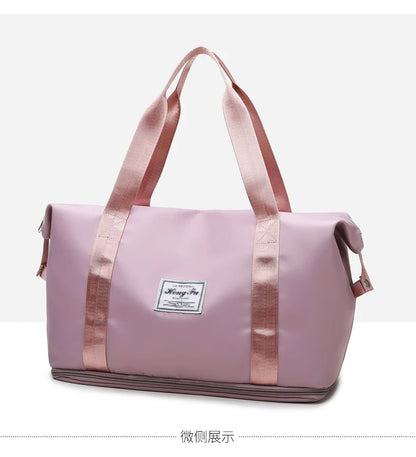 Waterproof Nylon Travel Duffle Bag for Women Large Capacity - Smarsty