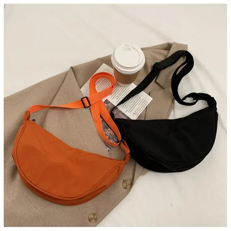 Women Backpack PU Leather Crossbody Bag With Zipper - Smarsty