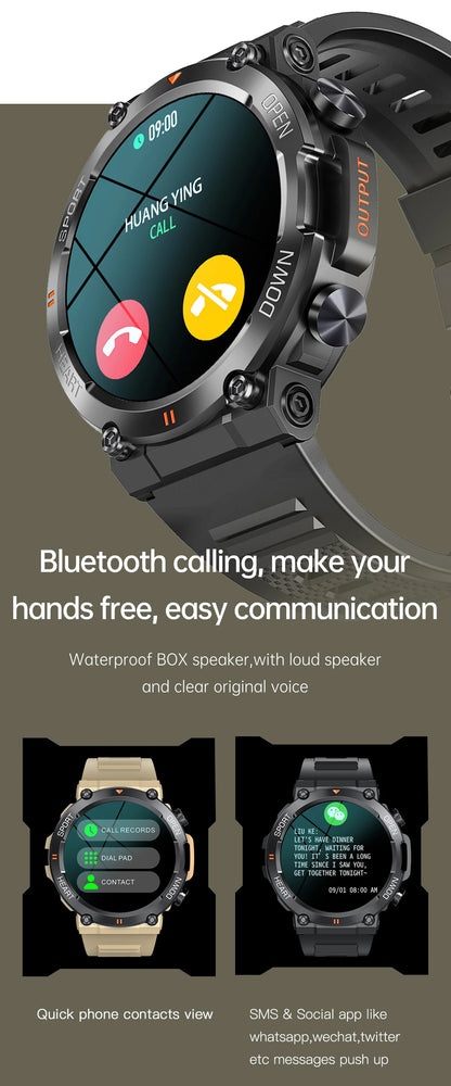 K56Pro Smart Watch for Men with Heart Rate Monitor - Smarsty