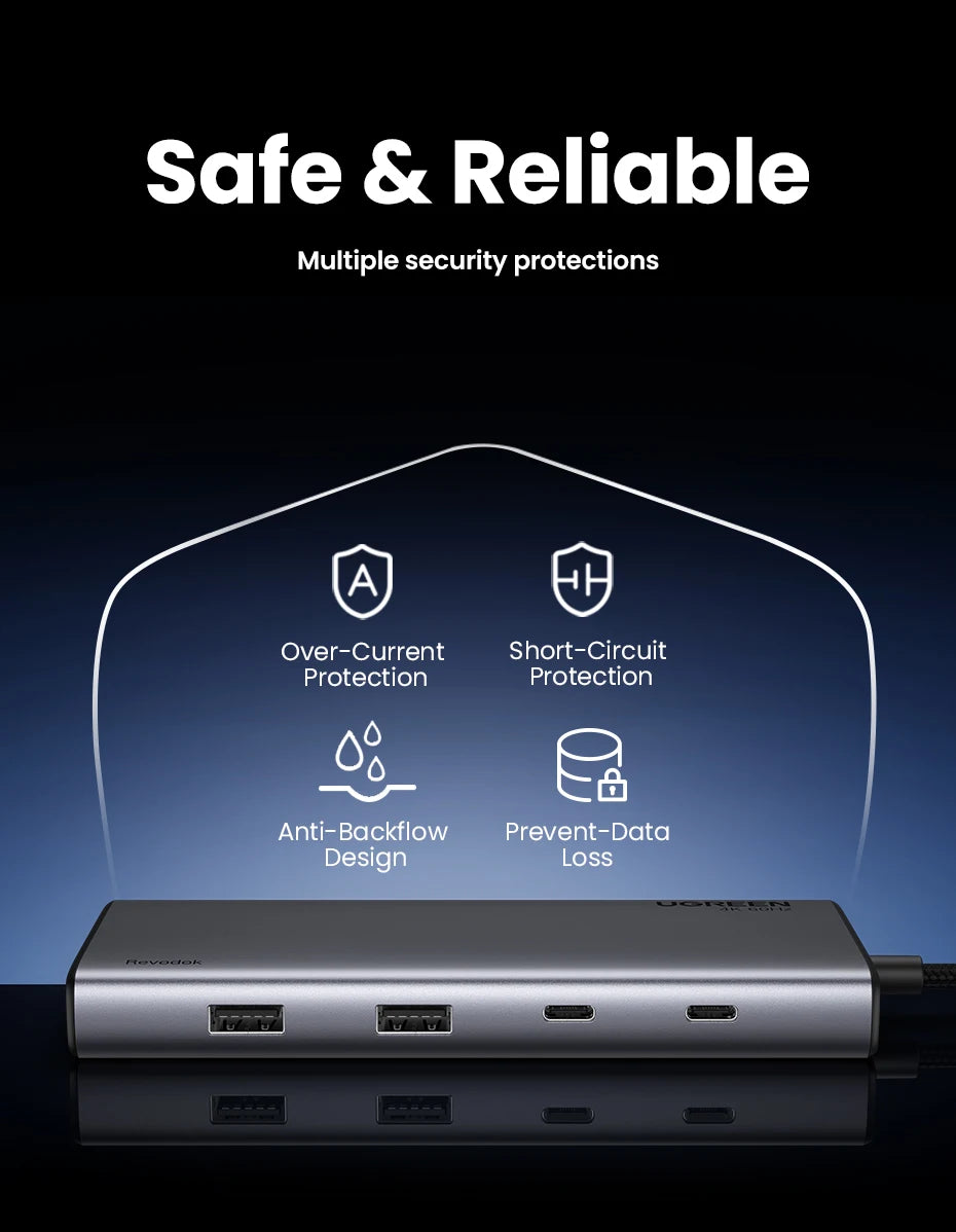 USB C Hub 4K HDMI DockingStation With 100W PowerDelivery