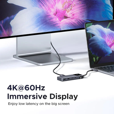 USB C Hub 6 In 1 4K60Hz PD100W ProDockingStation Adapter - Smarsty