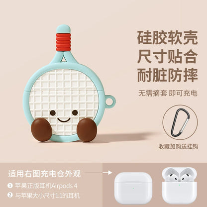 Cute Panda Silicone Headphone Case for AirPods 4 - Smarsty