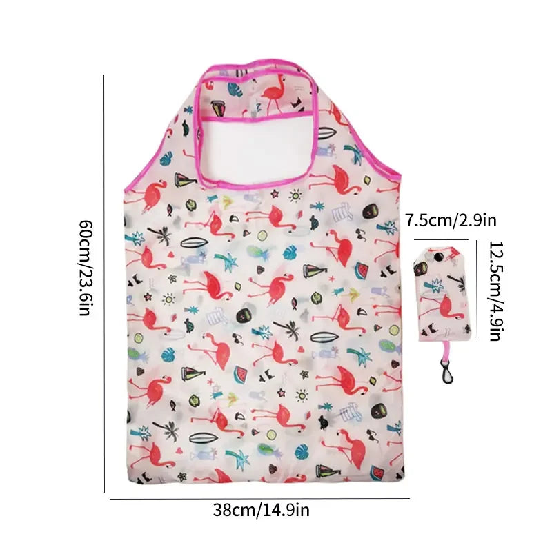 Reusable Nylon Grocery Bag Foldable Tote Eco Friendly - Smarsty