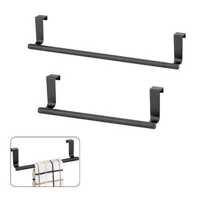 Over Cabinet Towel Rack Organizer for Bathroom and Kitchen - Smarsty