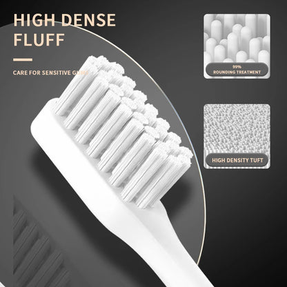 Jianpai Black White Acoustic Electric Toothbrush with USB Charging - Smarsty