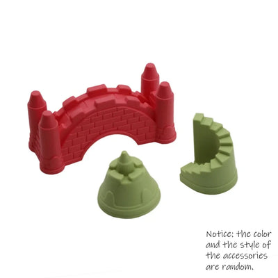 Children's Castle Sand Digging Sets Sand Scoop Summer Toy Beach Toys Sand Box for Kids Outdoor Baby Educational Interactive Gift by Smarsty