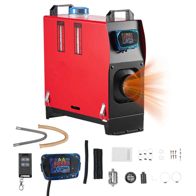 SucceBuy 8KW Diesel Air Heater DC12-24V Diesel Parking Heater with Remote Control, Pre-Heating Function, for RV, Truck, Camper - Smarsty