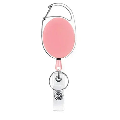 Transparent Cards Slots ID Tag Badge Holder with Badge Reel Cards Storage Organizer Employee Pass Work Card Case Sleeve - Smarsty