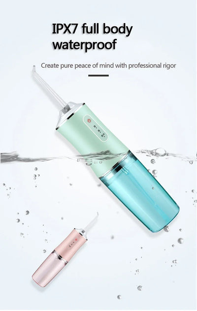 Oral Irrigator Dental Water Jet Flosser Appliance Pick Floss Dentistry Mouth Washing Machine Teeth Whitening Cleaning Tools - Smarsty