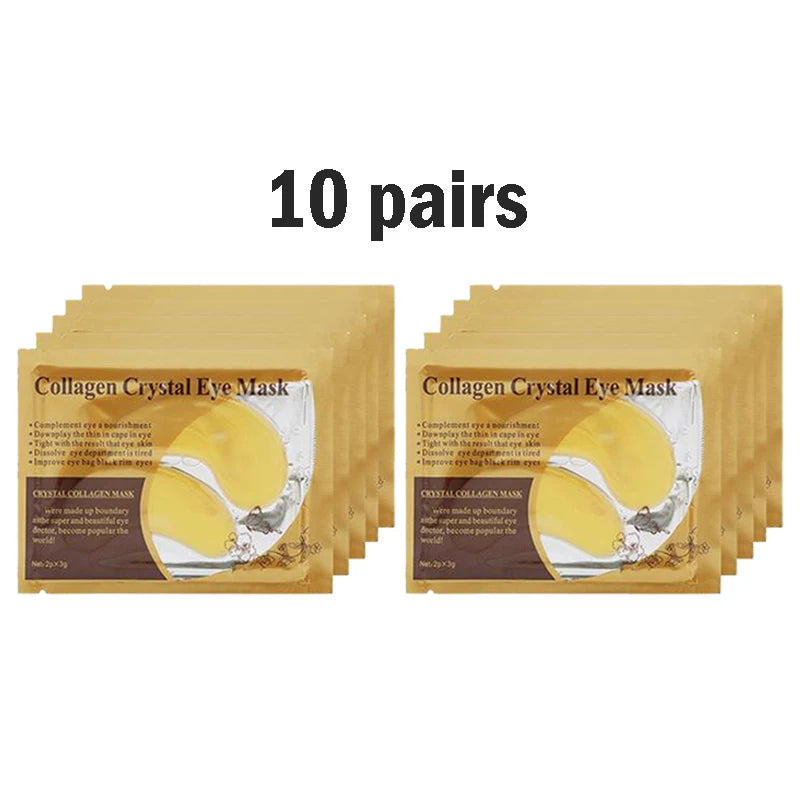 Gold Collagen Crystal Eye Masks for Dark Circles and Puffiness - Smarsty