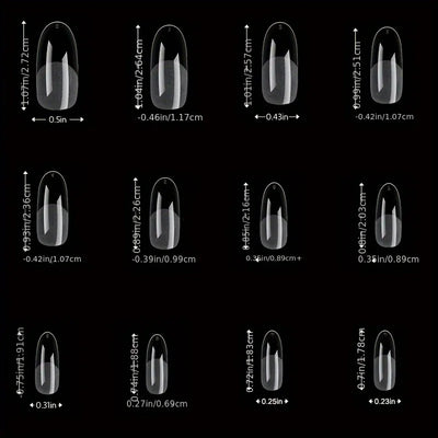 120Pcs Full Cover French Press On Nail Tips - Smarsty