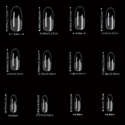 120Pcs Full Cover French Press On Nail Tips - Smarsty