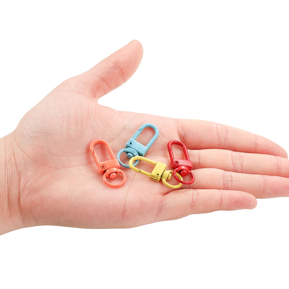 Rotating Lobster Clasps Gold Rhodium Secure 10pcs Pack - Smarsty