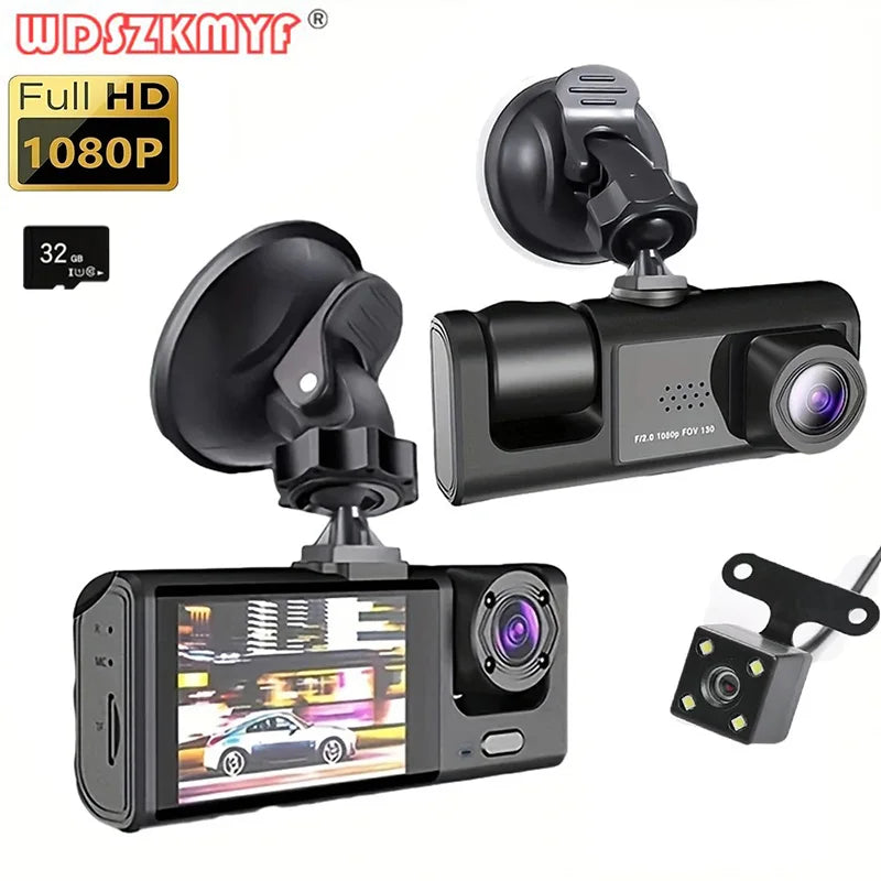 1080P Car Dash Cam Front Rear Night Vision Recording - Smarsty