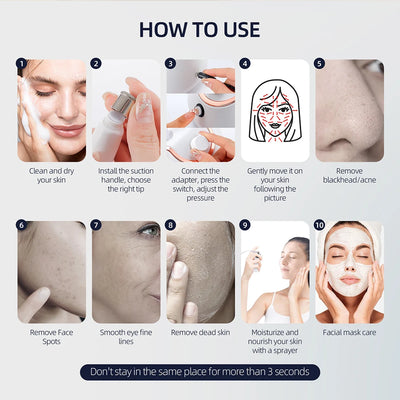 Professional Diamond Microdermabrasion Machine for Home Use - Smarsty
