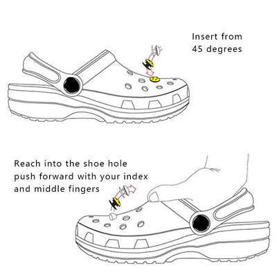1 Pcs Letter Shoe Charms for Clog Sandals Shoe Decoration Number Alphabet Characters DIY Shoes Pins for Boy Girl Men Women - Smarsty