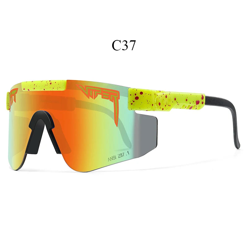 Adult UV400 Cycling Glasses Pit Viper Sunglasses Men Women Outdoor Baseball Eyewear Sport Goggles Mtb Sun Shades