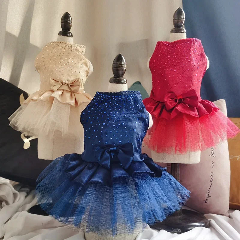 Summer Princess Dog Dress for Small Dogs - Smarsty