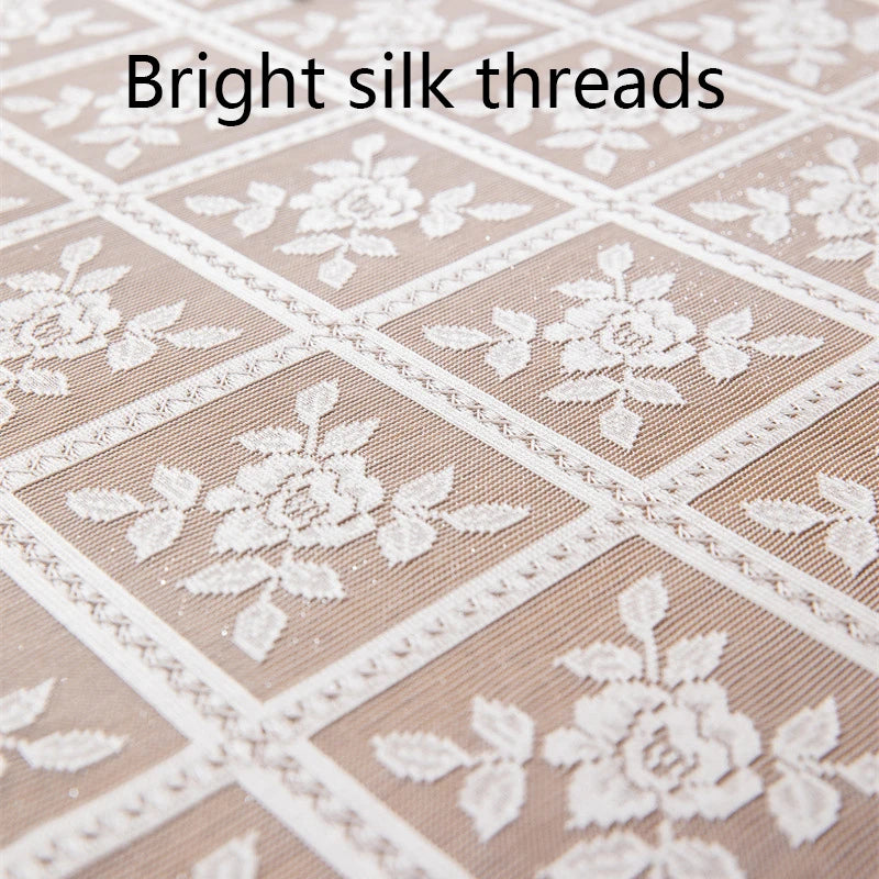 Beige Lace Tablecloth for Elegant Home Decoration - Smarsty