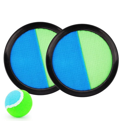 1Set Kids Sucker Sticky Ball Toy Outdoor Sports Catch Ball Game Set Throw And Catch Parent-Child Interactive Outdoor Toys by Smarsty