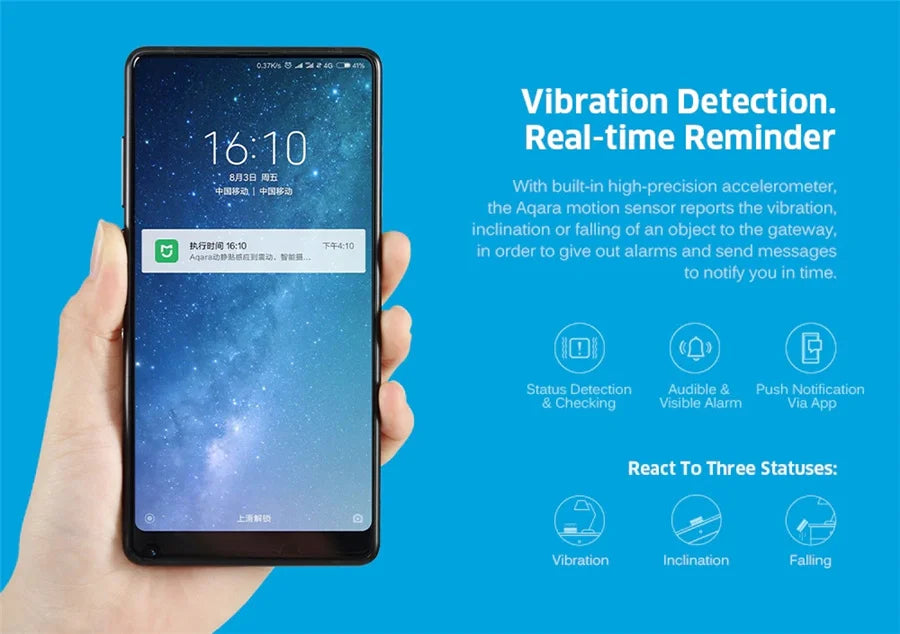 Aqara Smart Vibration Sensor for Enhanced Home Security - Smarsty