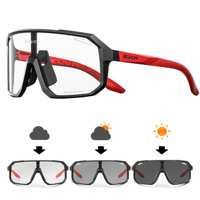 SCVCN Photochromic Cycling Glasses Bike Mountain Bicycle Golf UV400 Sunglasses Sport Protection Glasses for Men Women Baseball by Smarsty