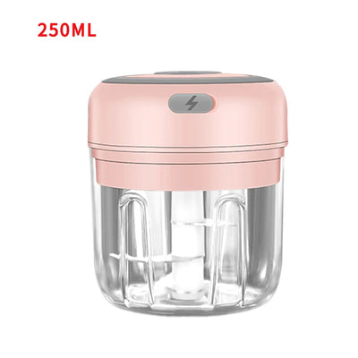 HiPiCok Meat Grinder Electric Garlic Crusher Food Chopper Mini Garlic Press Vegetable Chopper Masher Machine USB Kitchen Gadgets by Smarsty