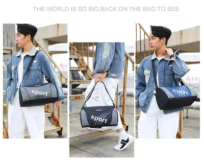 Unisex Gym Bag With Crossbody Strap For Travel And Yoga - Smarsty