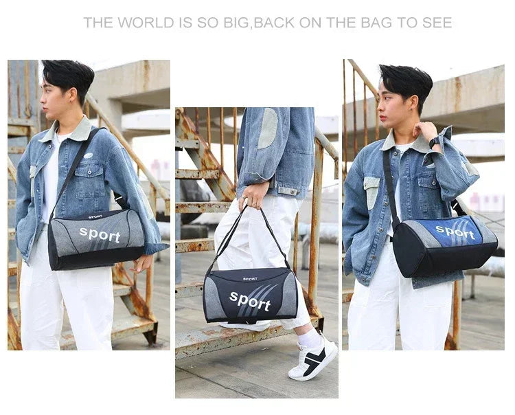 Unisex Gym Bag With Crossbody Strap For Travel And Yoga - Smarsty