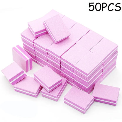 50Pcs Professional Mini Nail Files for Perfect Manicure - Smarsty