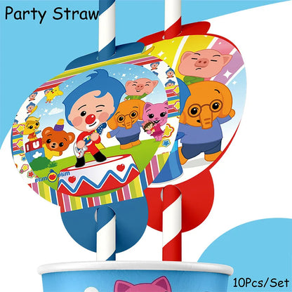 Disney Cartoon Theme Birthday Party Disposable Tableware Set - Smarsty