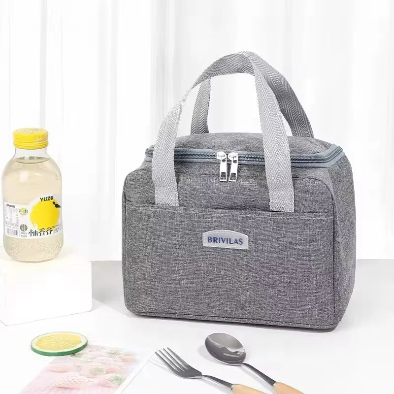 Insulated Portable Lunch Bag For Women Office Tote Compact - Smarsty